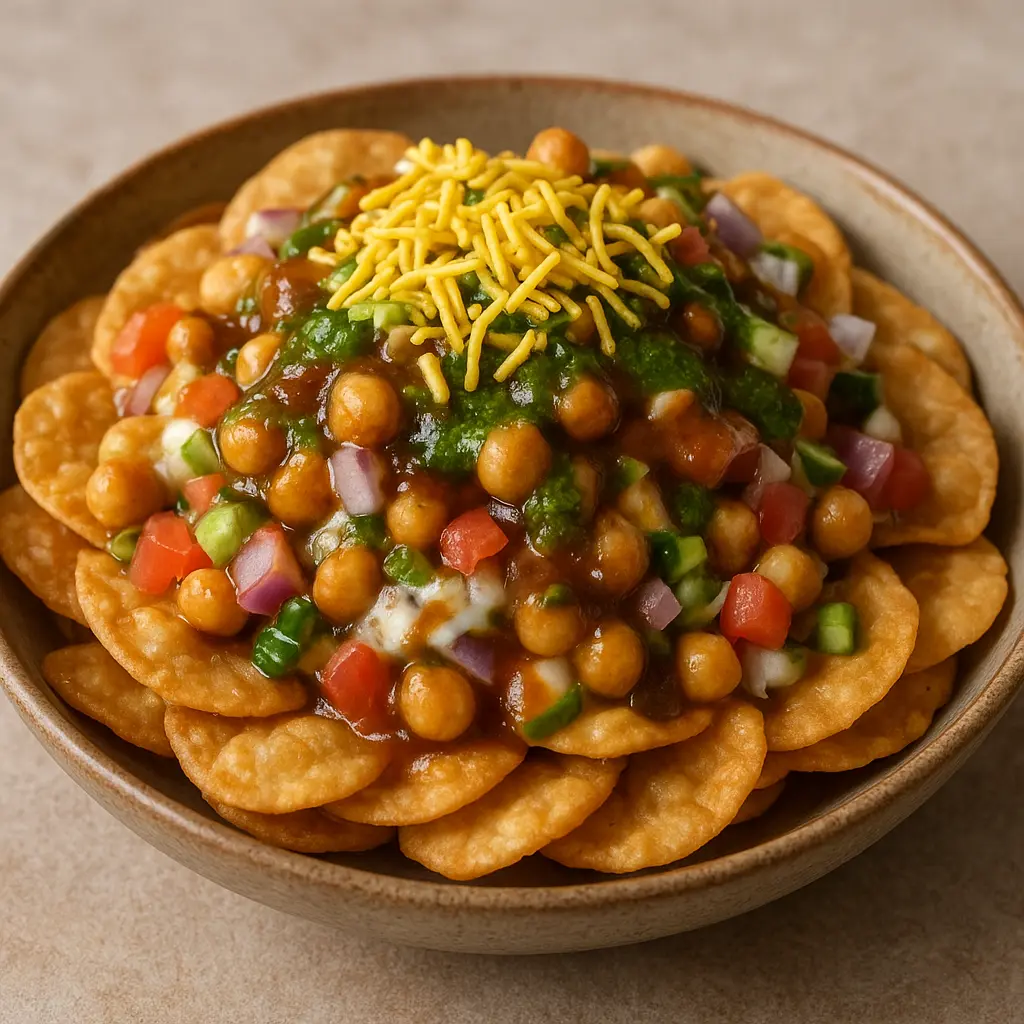 Chat Papri at Desi Club Indian Street Food & Sweets in Edmonton