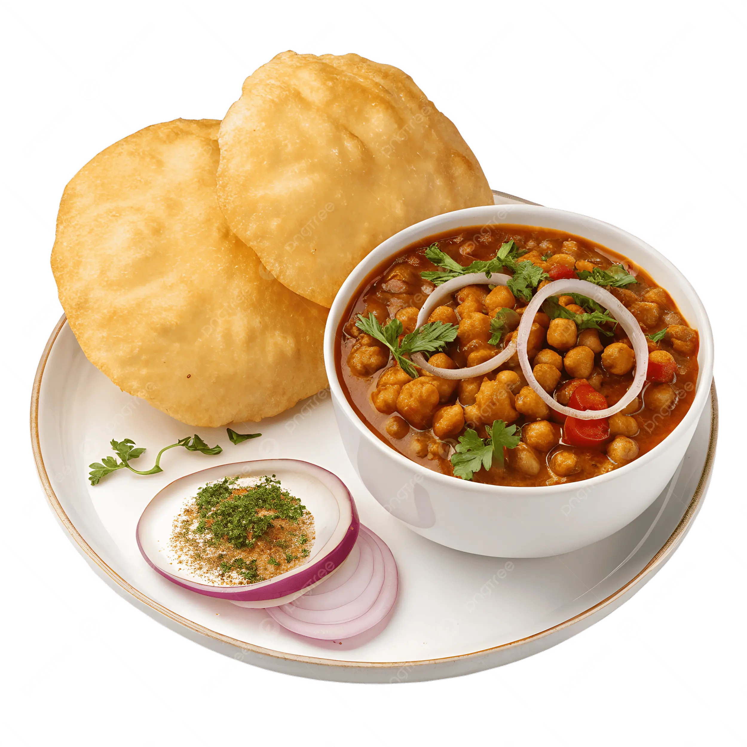 Delicious Choley Bhature at Desi Club in Edmonton, AB