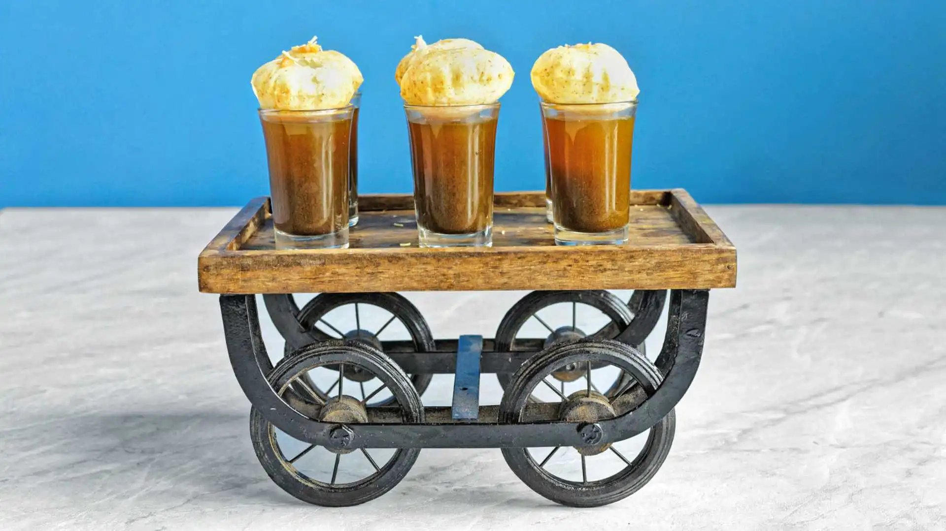 Delicious Gol Gappe (Pani Puri) at Desi Club in Edmonton, AB